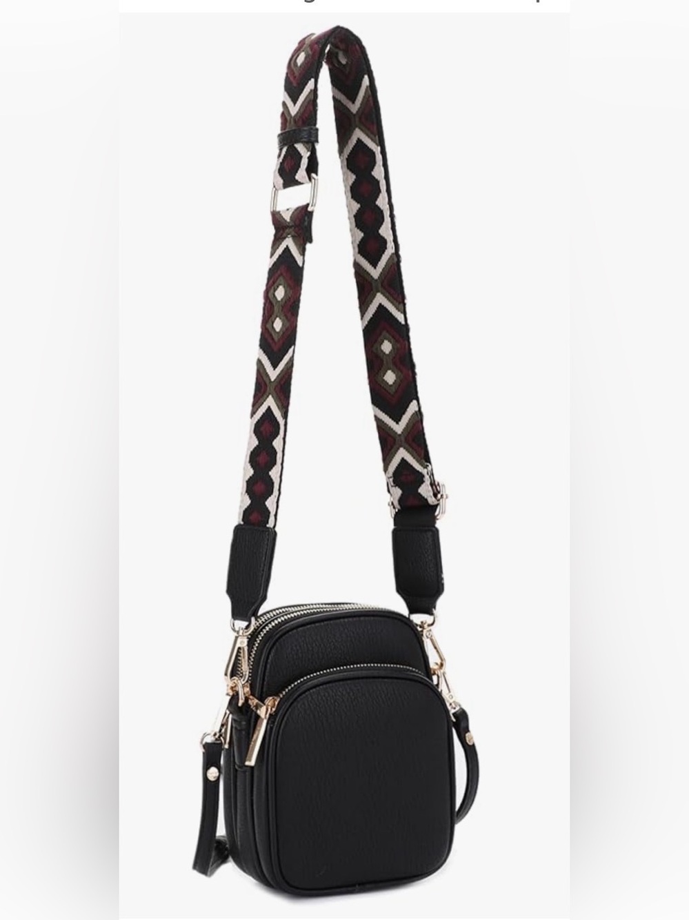 Mali+Lili triple compartment crossbody NWT, vegan and peta approved